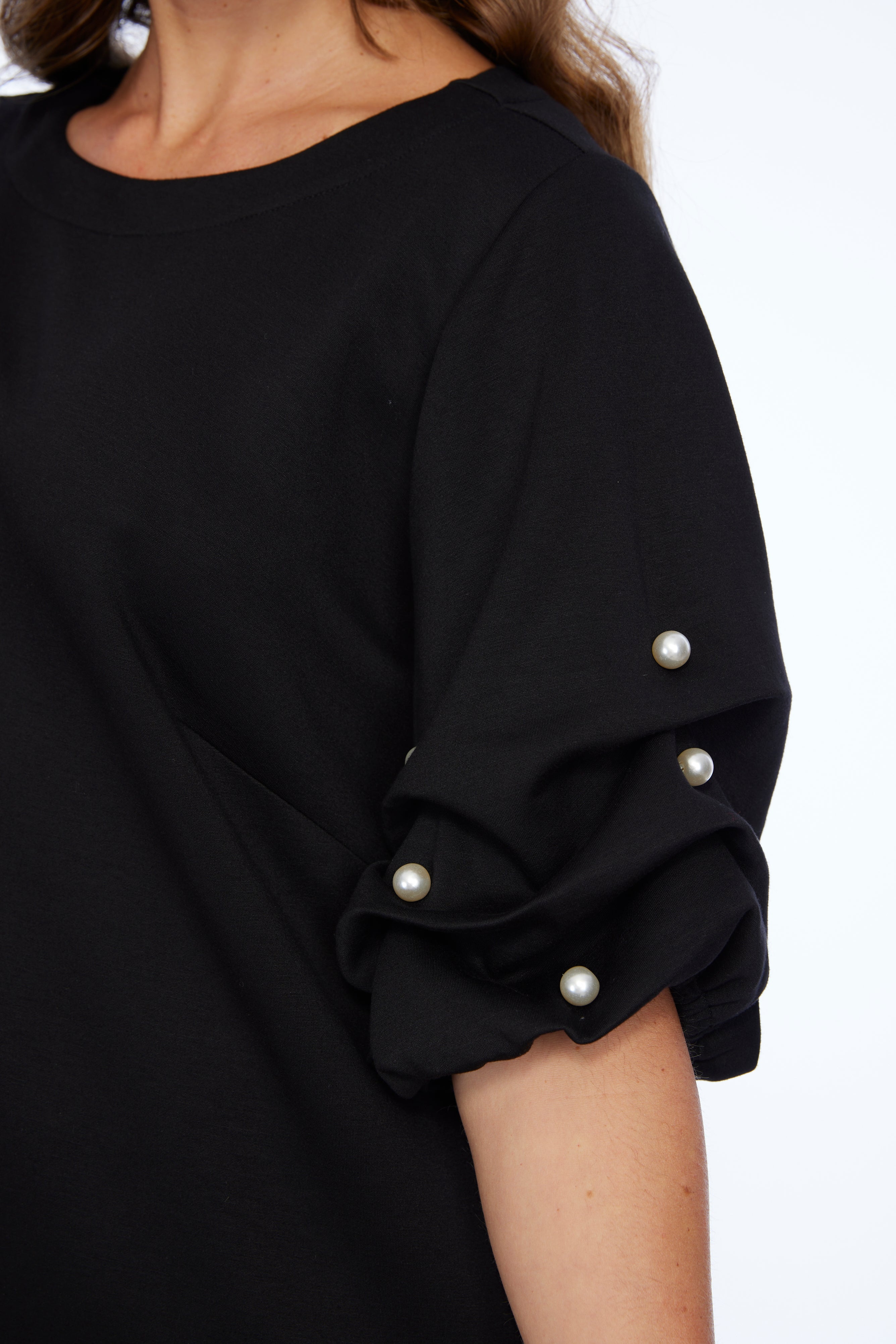 short puffy sleeve dress