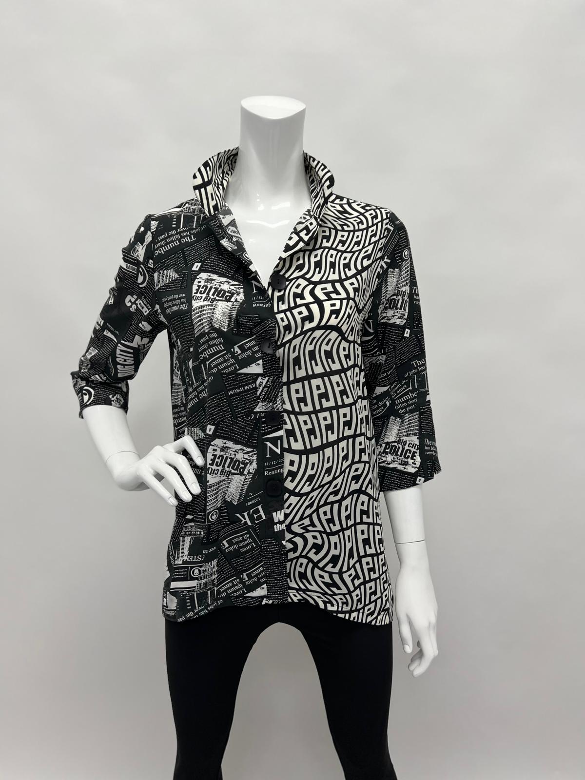 Tunic Blouse with Pockets