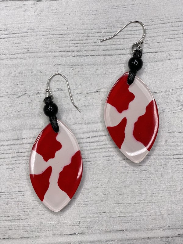Alisha D Teardrop Resin Earrings