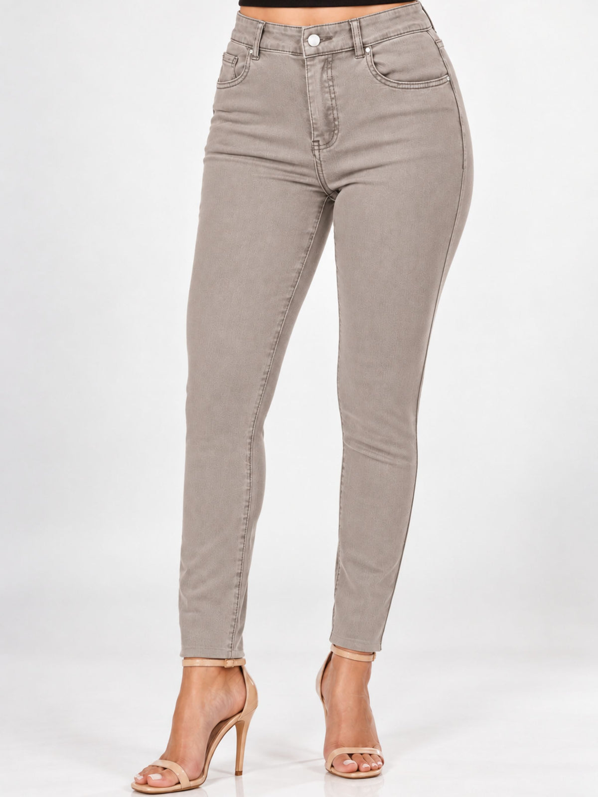 High Waisted Concrete Denim Jeans JACKIE Lior Paris