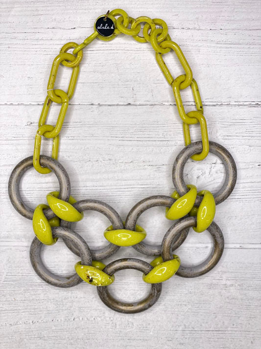 Chunky resin necklace