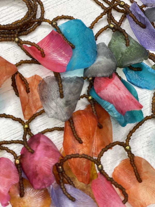 Alisha D Women's Multi Strand Statement Necklace Multicolor