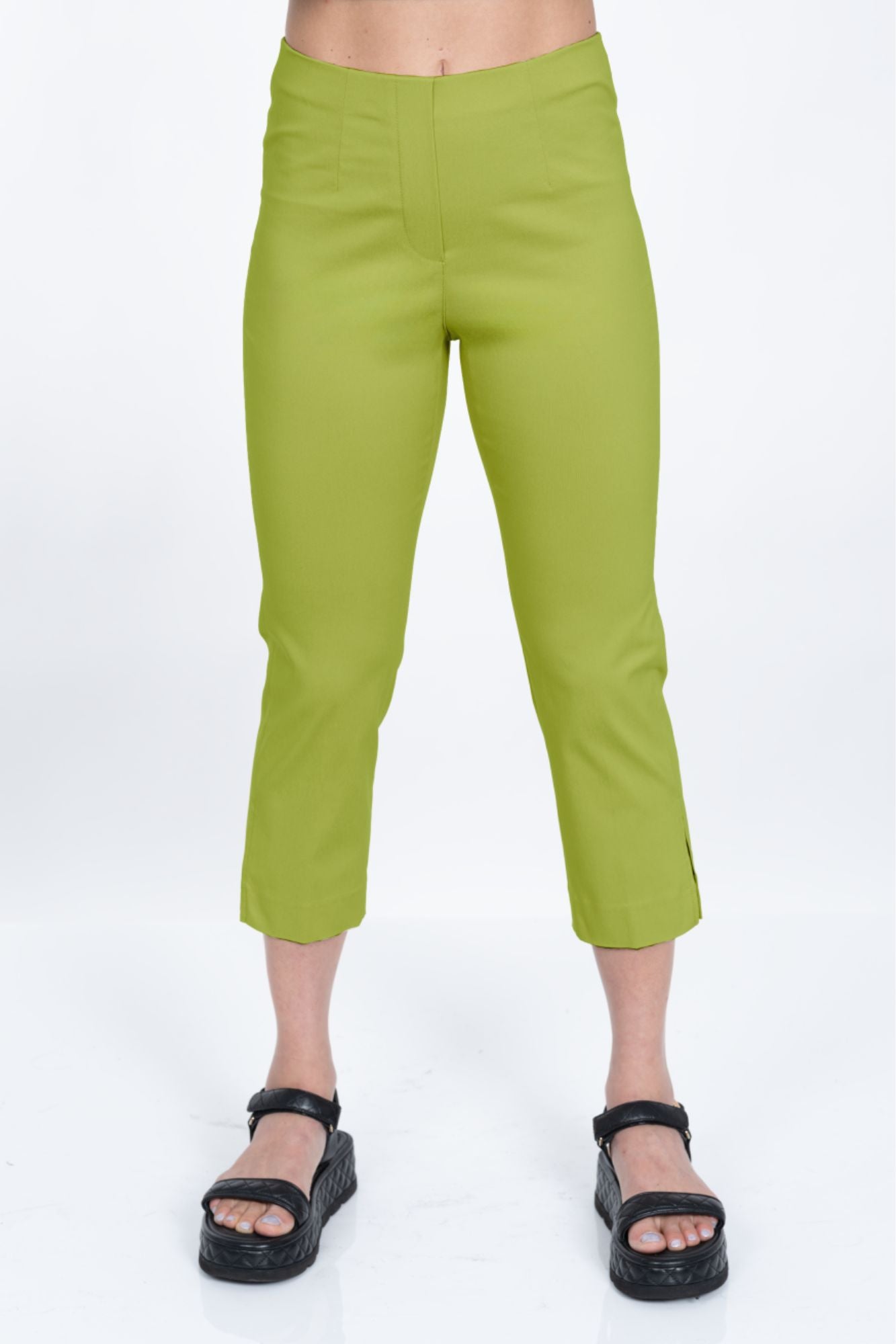 LIOR Women's Pistachio Cropped Pull-On Pant "Sidney"