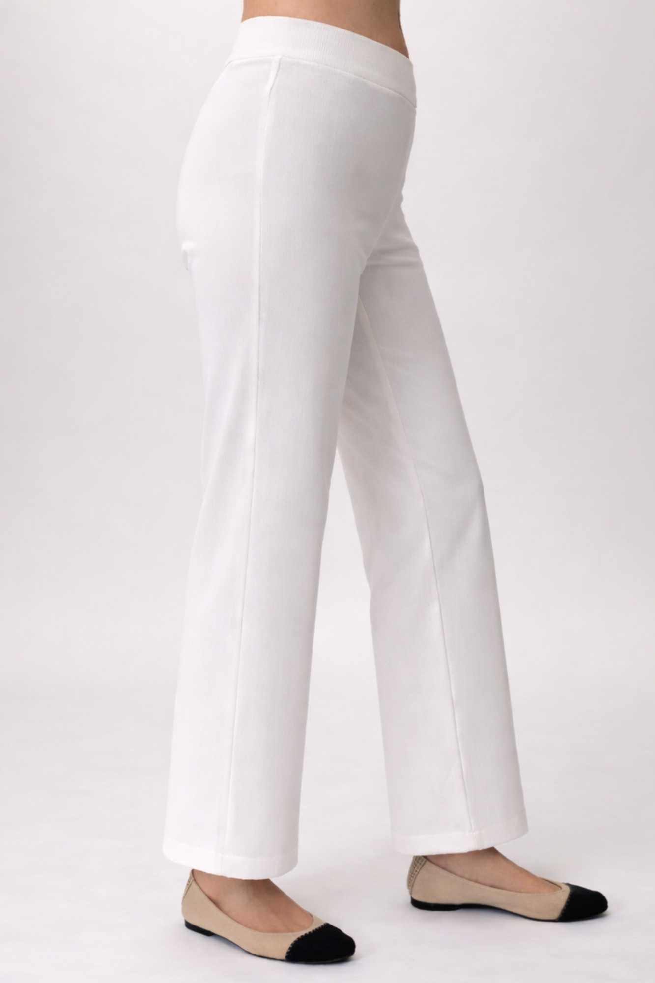 LIOR Women's High Rise Cropped Pull On Flare Pant - "SIenna"