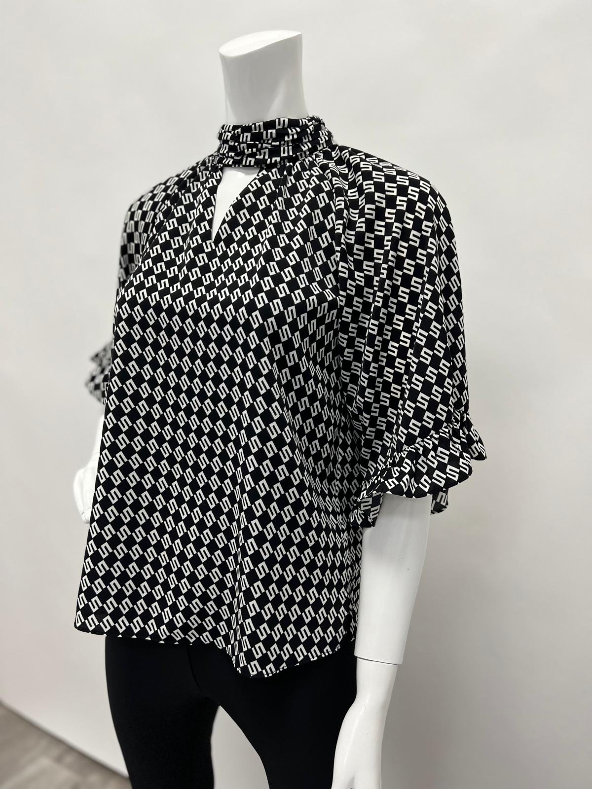 Gathered Neck Blouse for Women