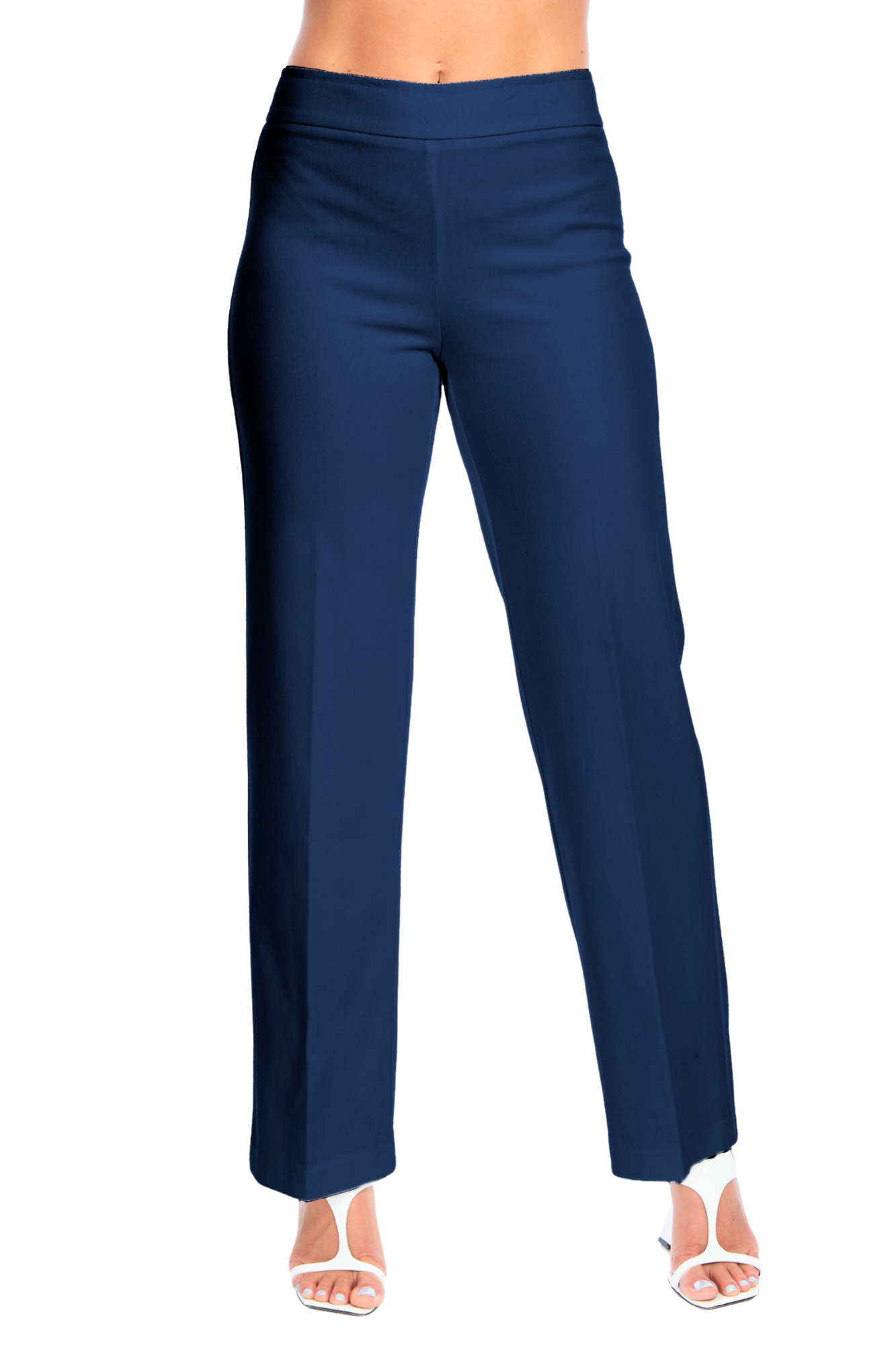 LIOR Women's Flare Leg Soft Twill Blue Denim Jean-"Stella"