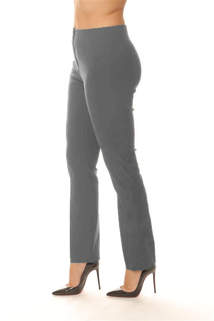 LIOR Women's Anthracite Classic Straight Leg Dress Pant-"Sammy"