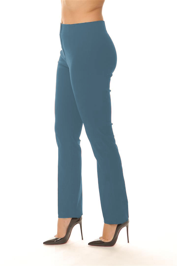 LIOR Women's Indigo Classic Straight Leg Dress Pant-"Sammy"