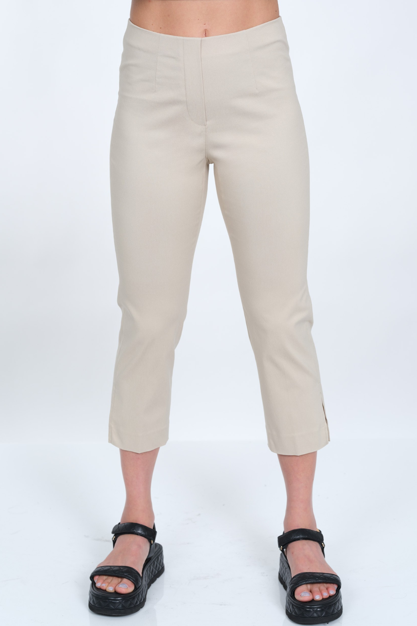 LIOR Women's Cornsilk Cropped Pull-On Pant "Sidney"