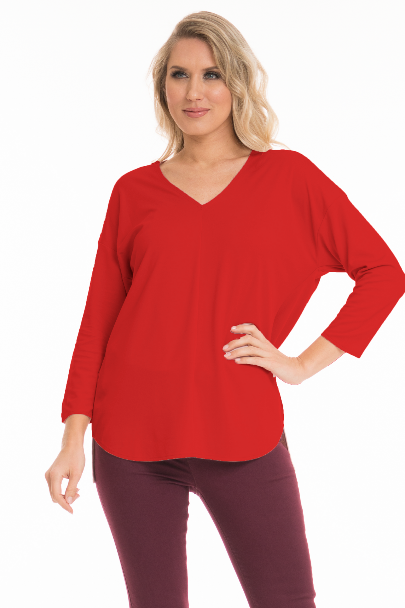 ZELDA PREMIUM KNIT 3/4 SLEEVE TOP LIOR