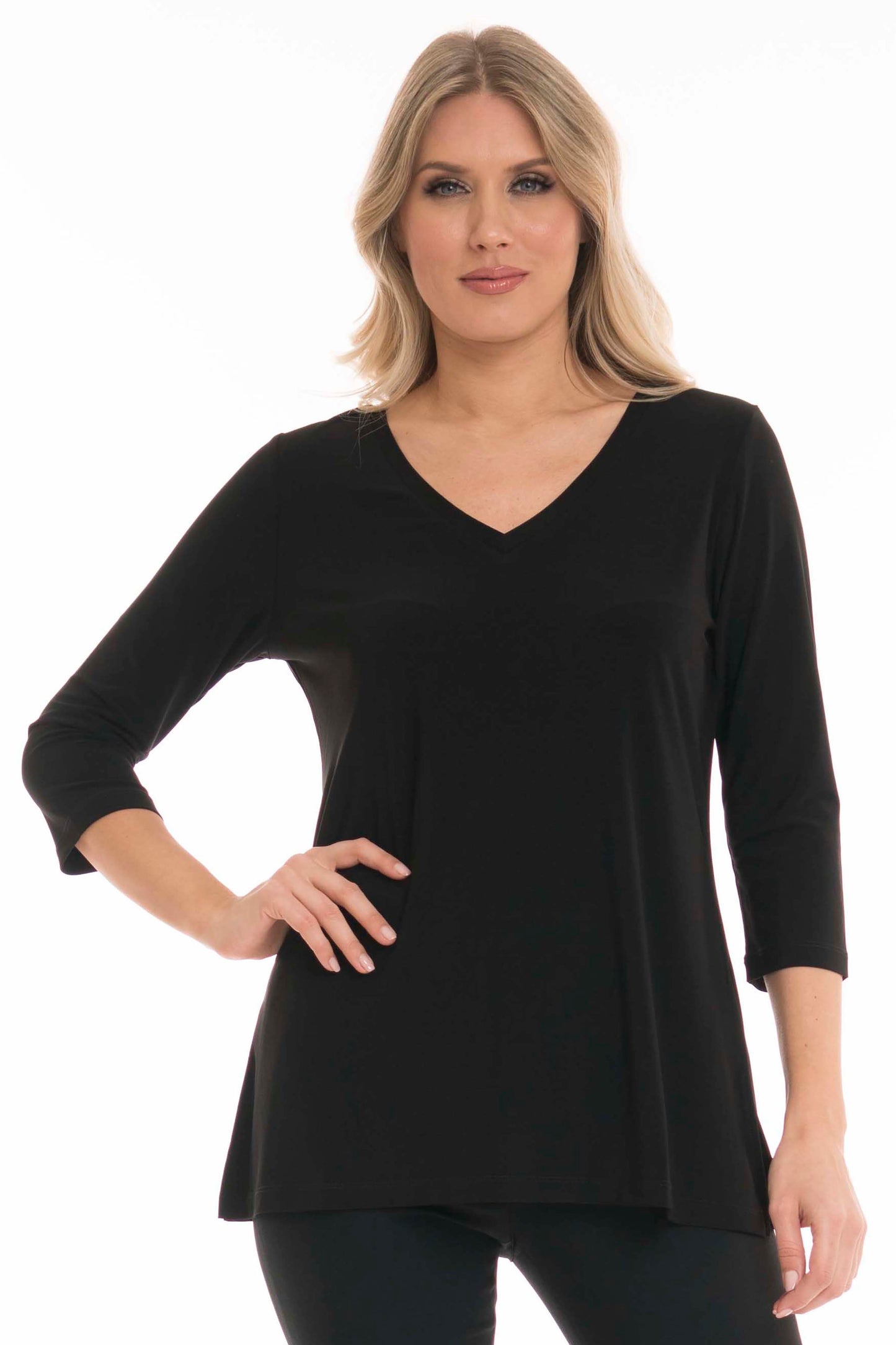 Valerie V-neck Tunic - Perfectly Polished
