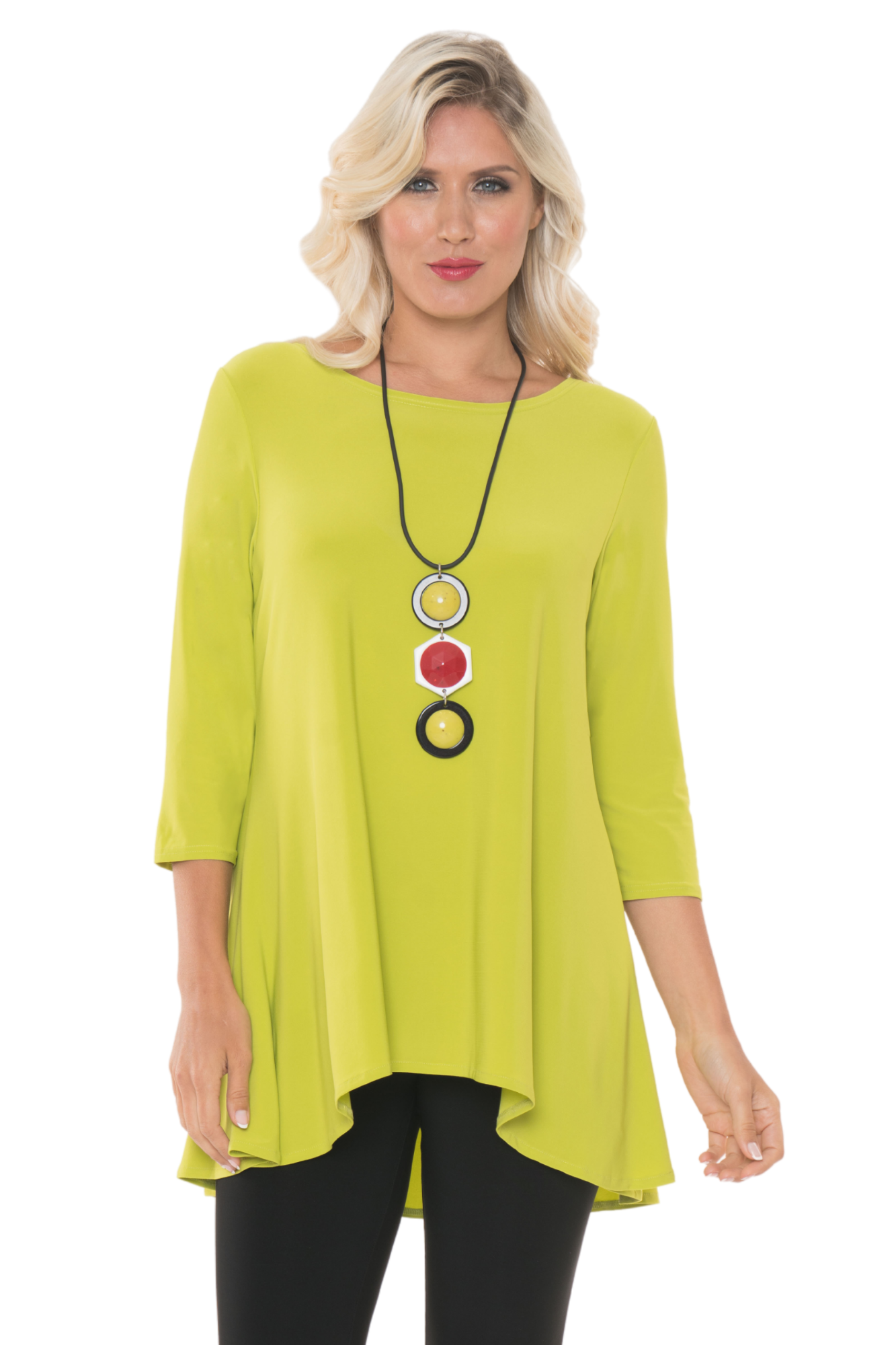 Women's High Low Tunic Tops For Leggings - Bright Colors – Lior