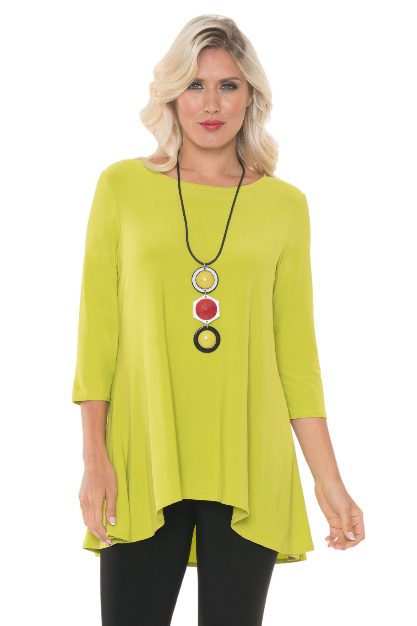 Women's High Low Tunic Tops For Leggings - Bright Colors – Lior - Alisha.D