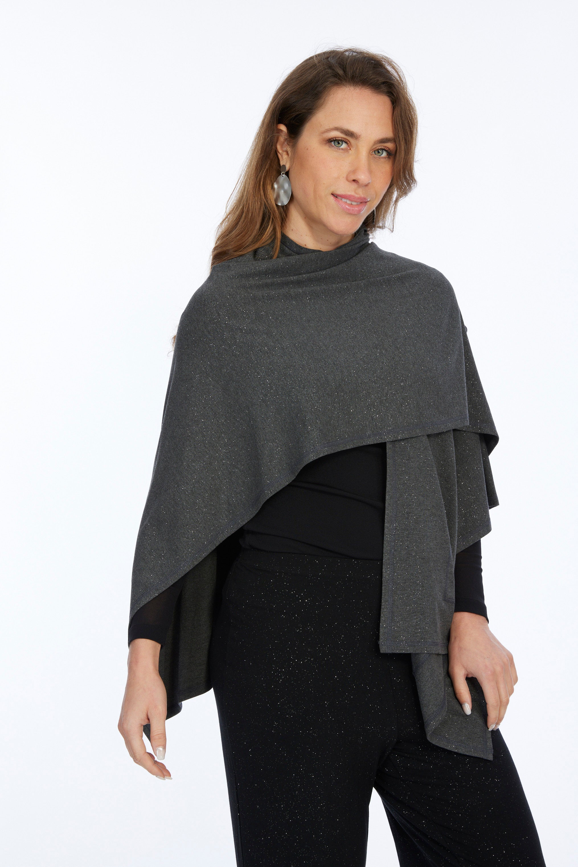 LIOR Cielo Sparkly Poncho