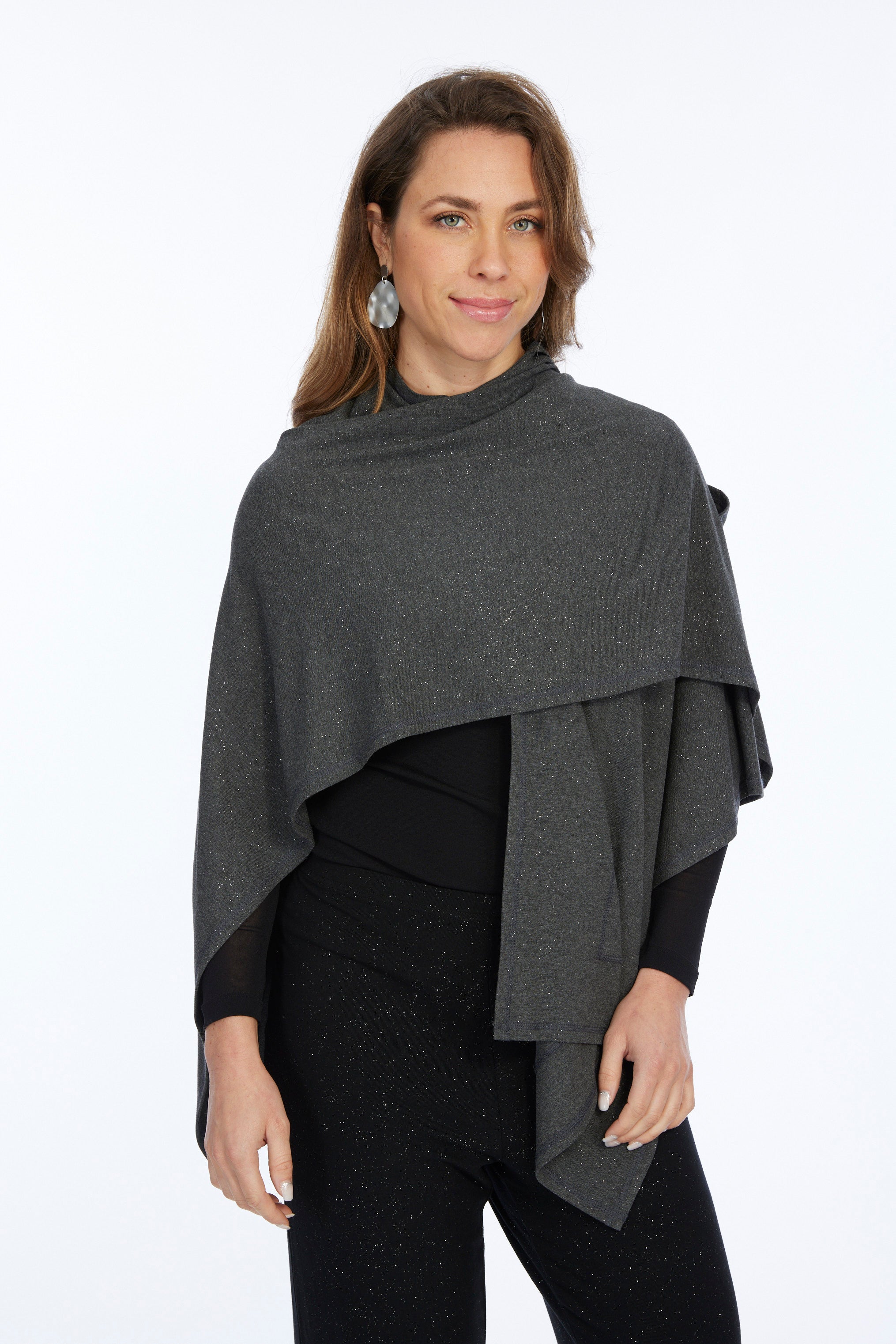 Women's sparkly poncho