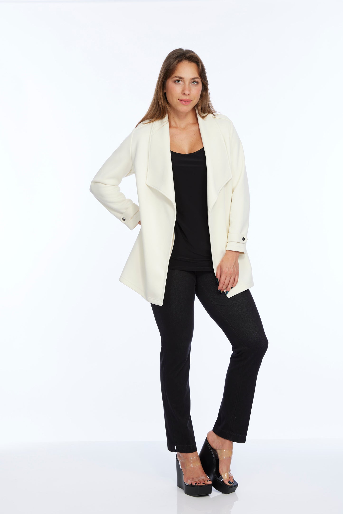 Ivory Soft Knit Premium Women's Cardigan | LIOR