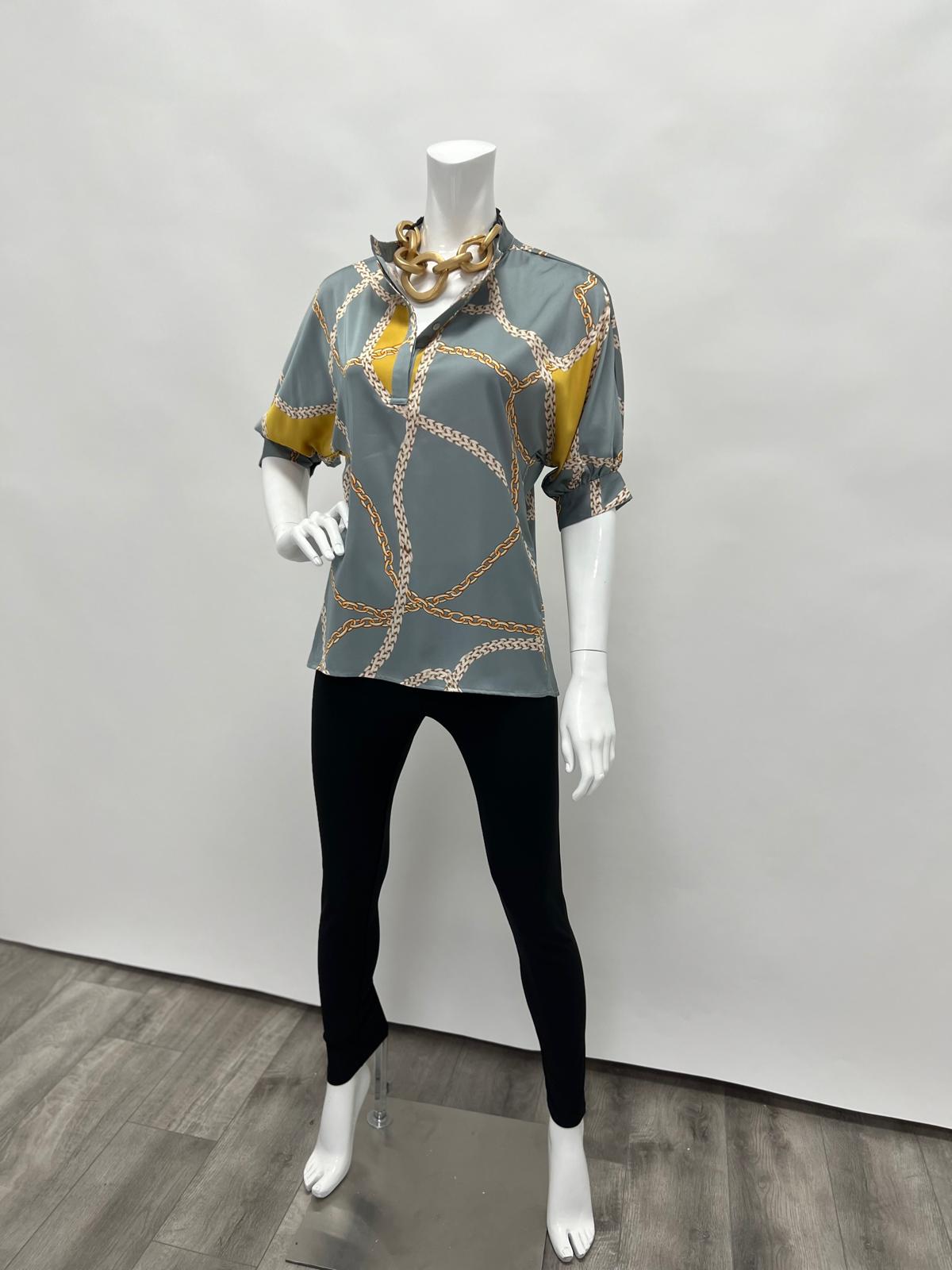 Trendy Chain Print Tunic