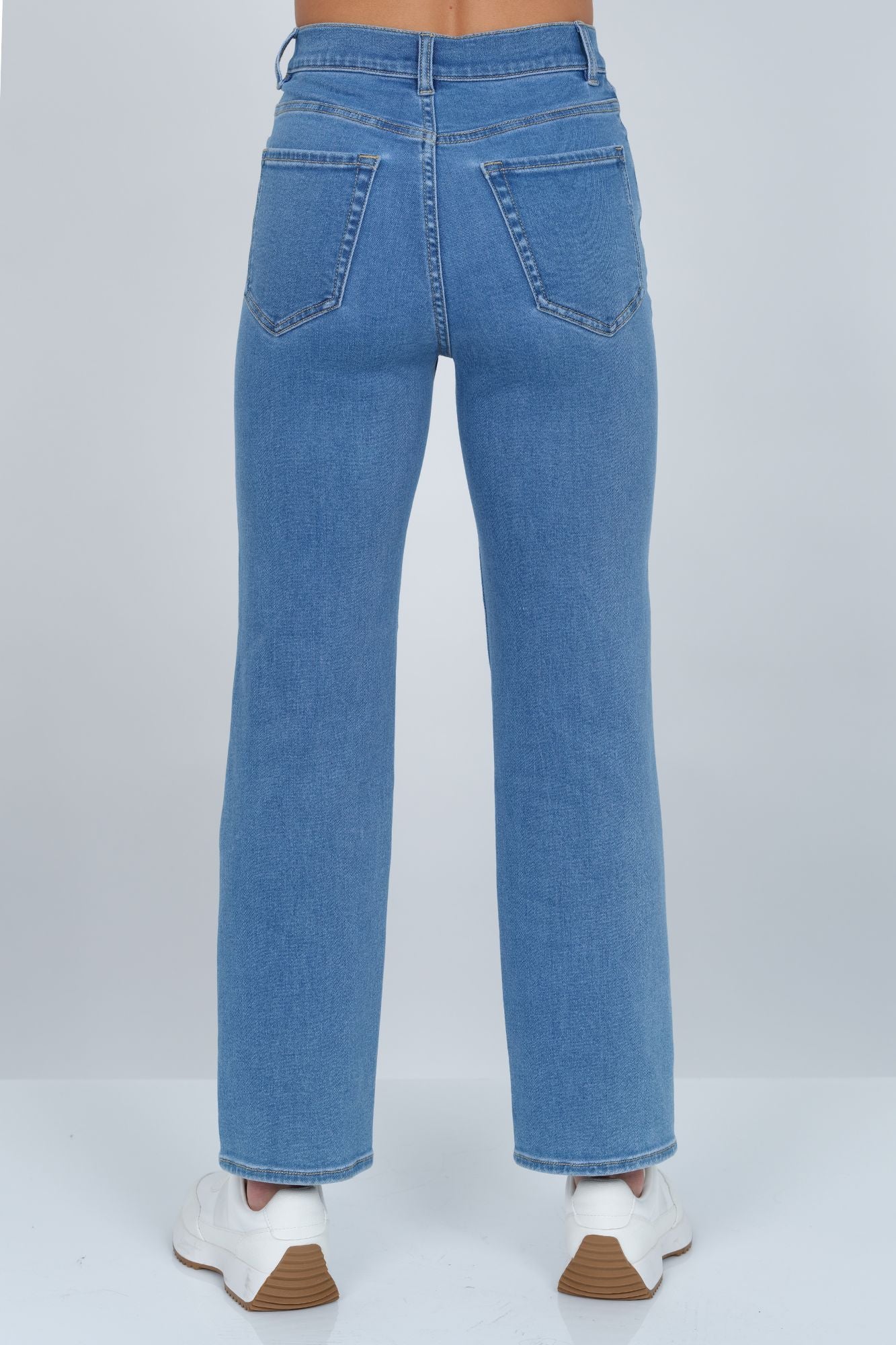 best straight leg mom jeans
