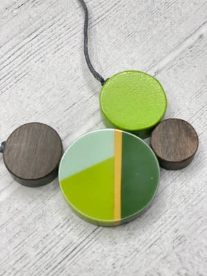 Wood Pendant Necklace