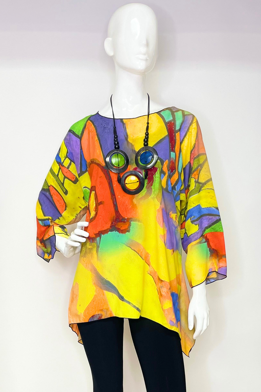 Lior One Size Primary Abstract Boho