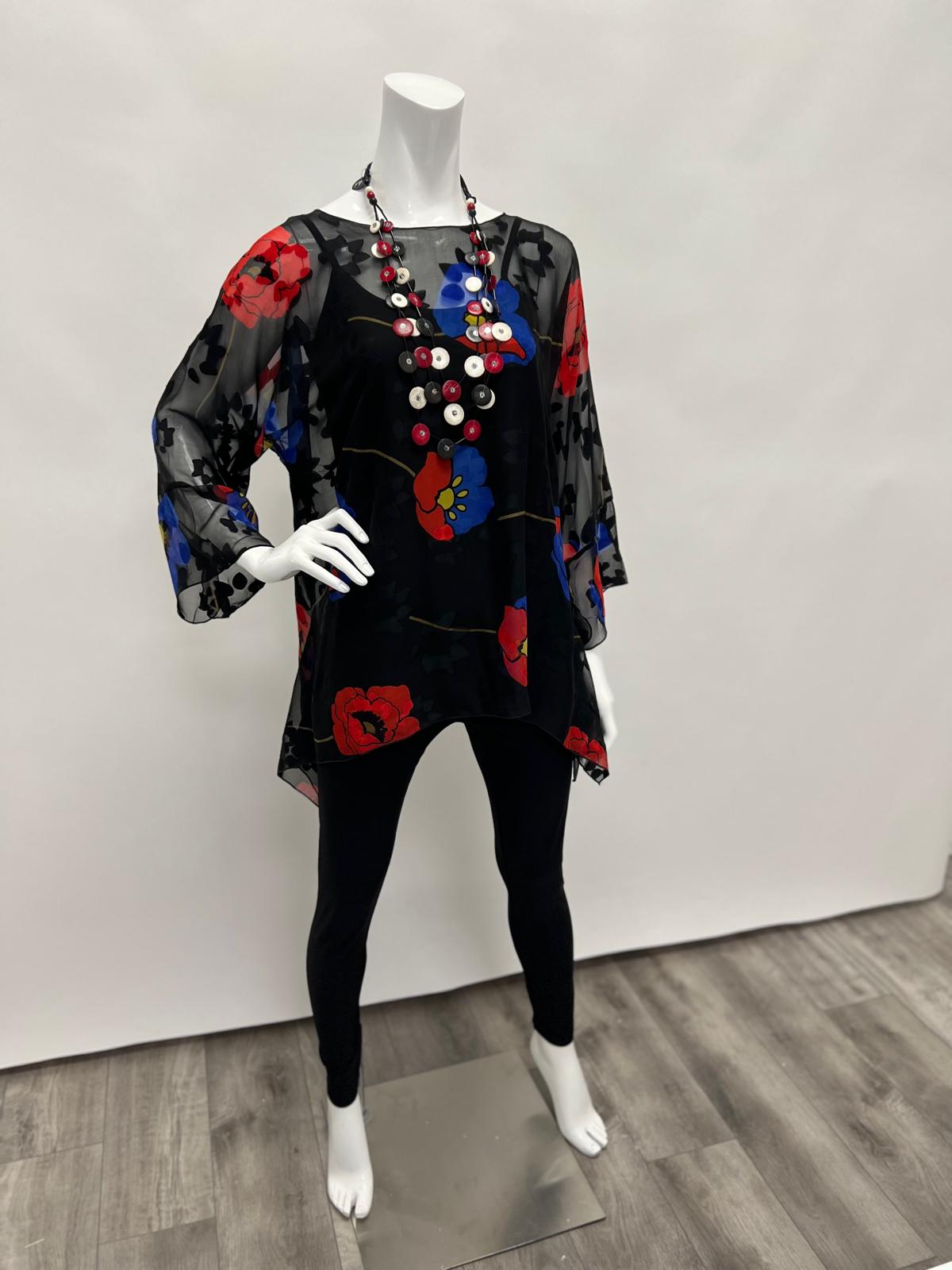 Floral Sheer Top
