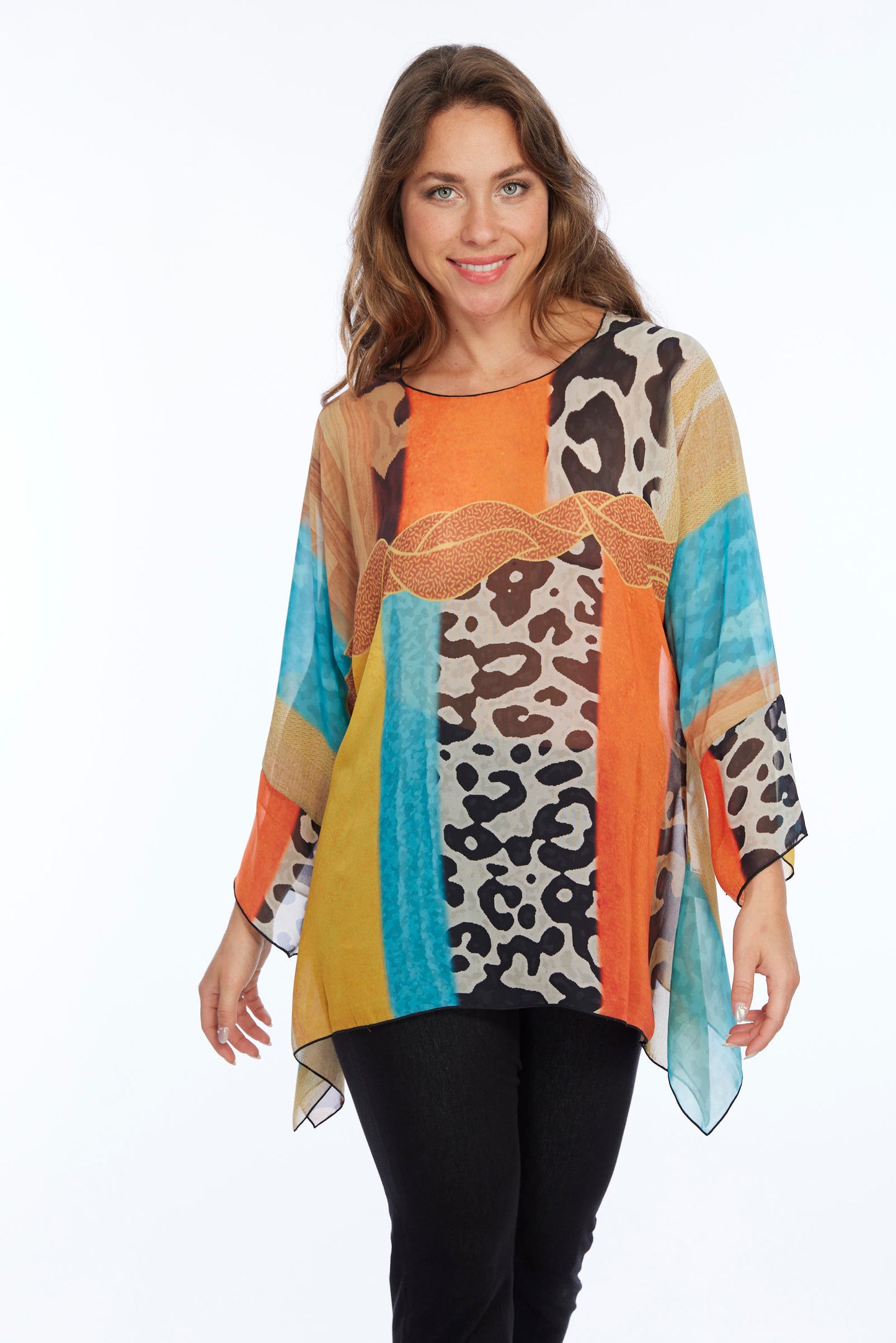 One Size Animal Color Blouse LIOR