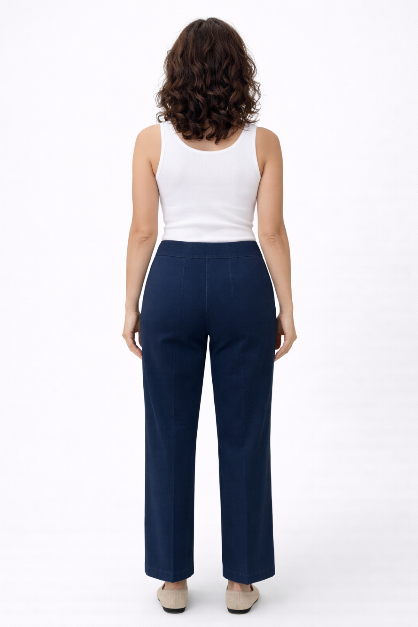 LIOR Women's High Rise Cropped Pull On Flare Pant  - "SIenna"