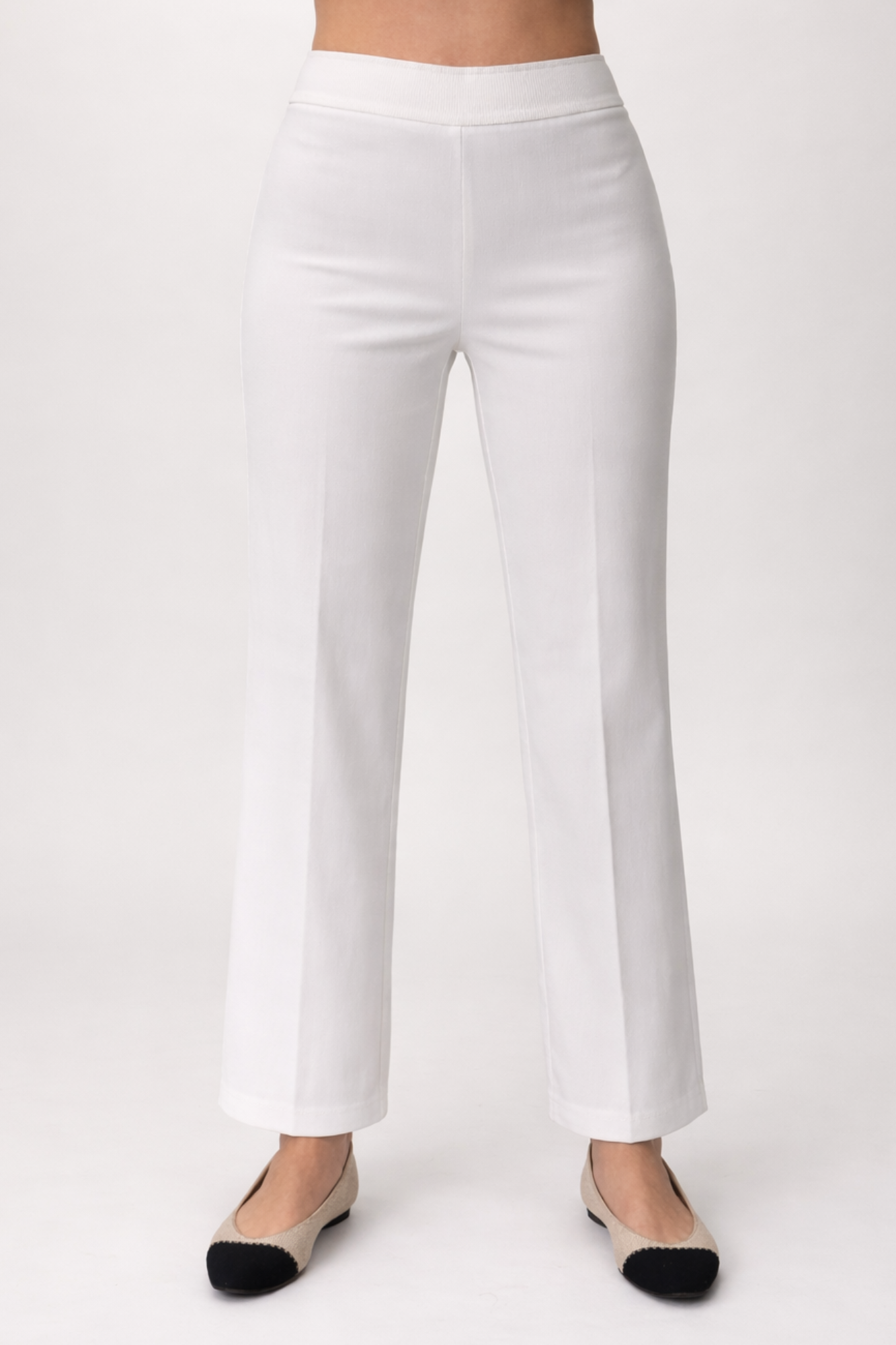 LIOR Women's High Rise Cropped Pull On Flare Pant  - "SIenna"