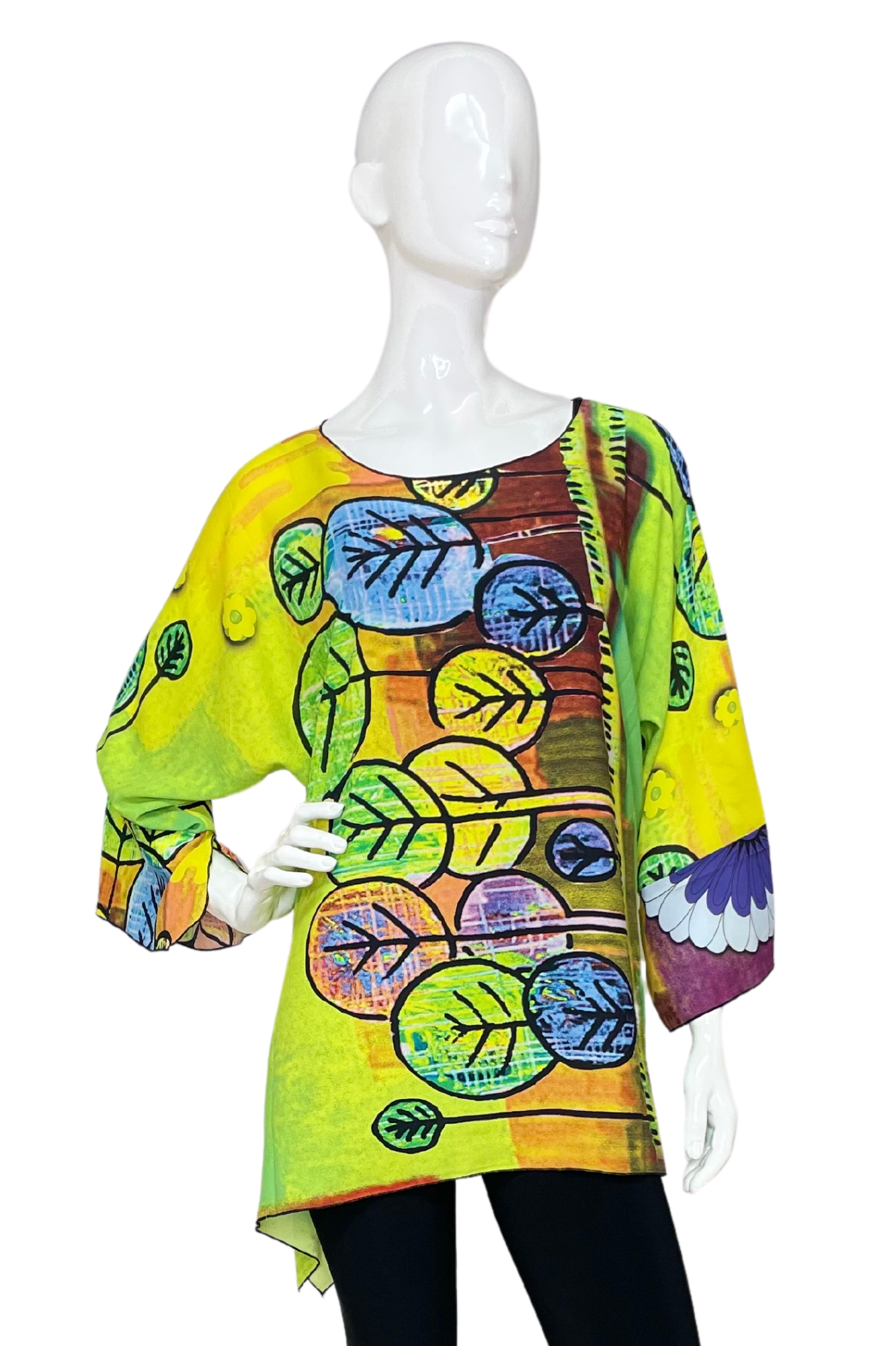 Lime Green Tunic Top