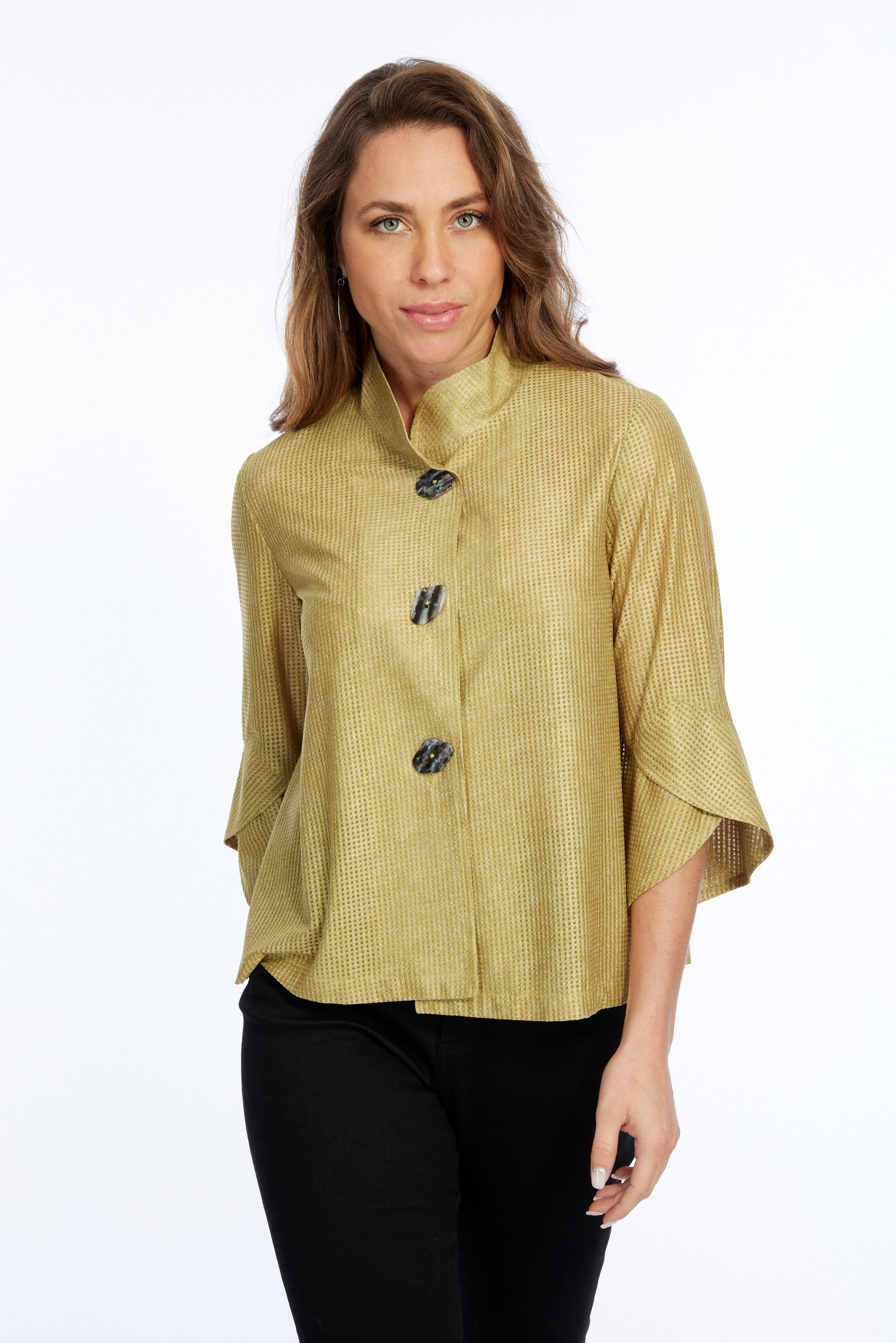 Women's gold mesh jacket 