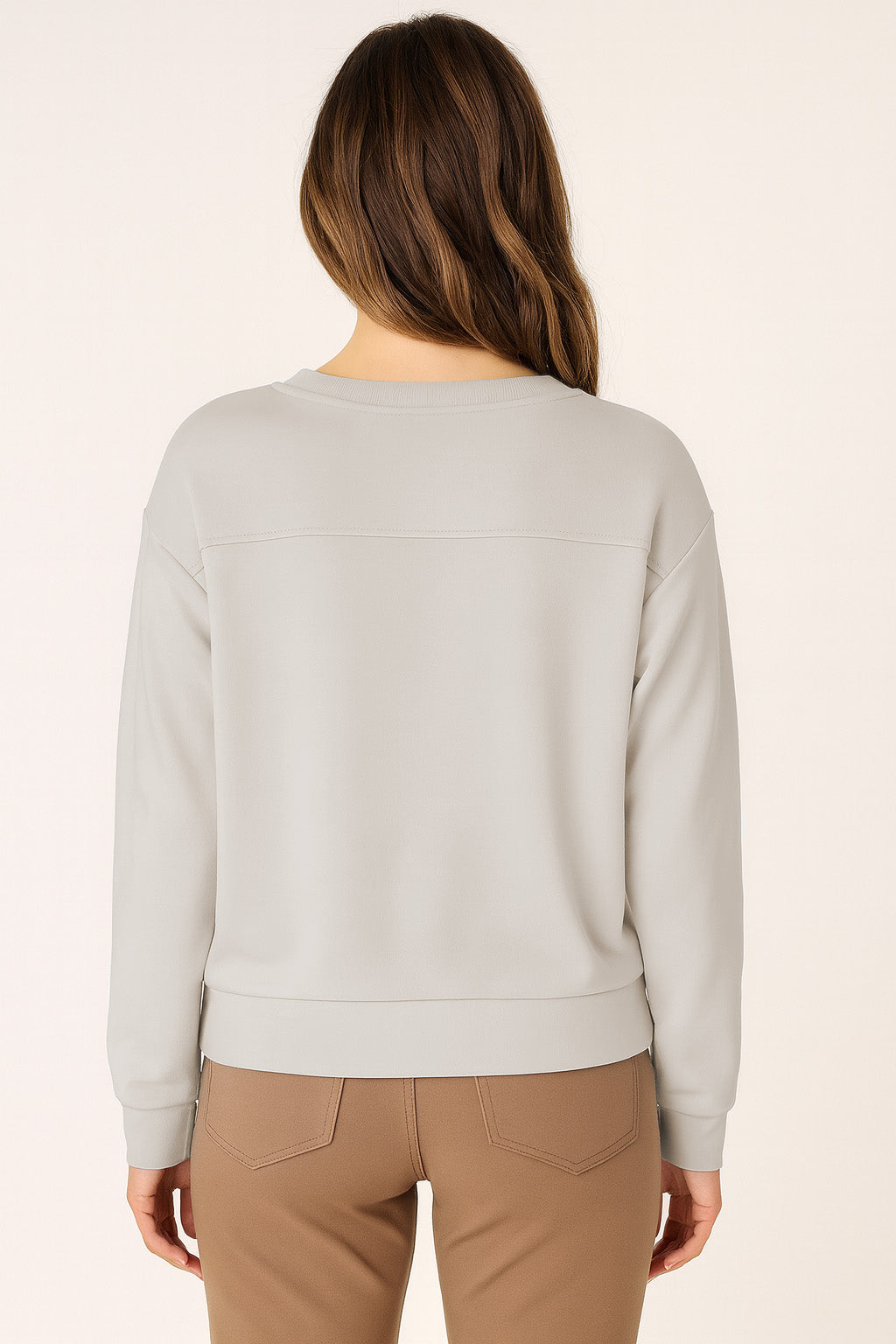 Women's Buttery Soft Crewneck Sweatshirt – Athleisure Lounge Top - "Yumi"