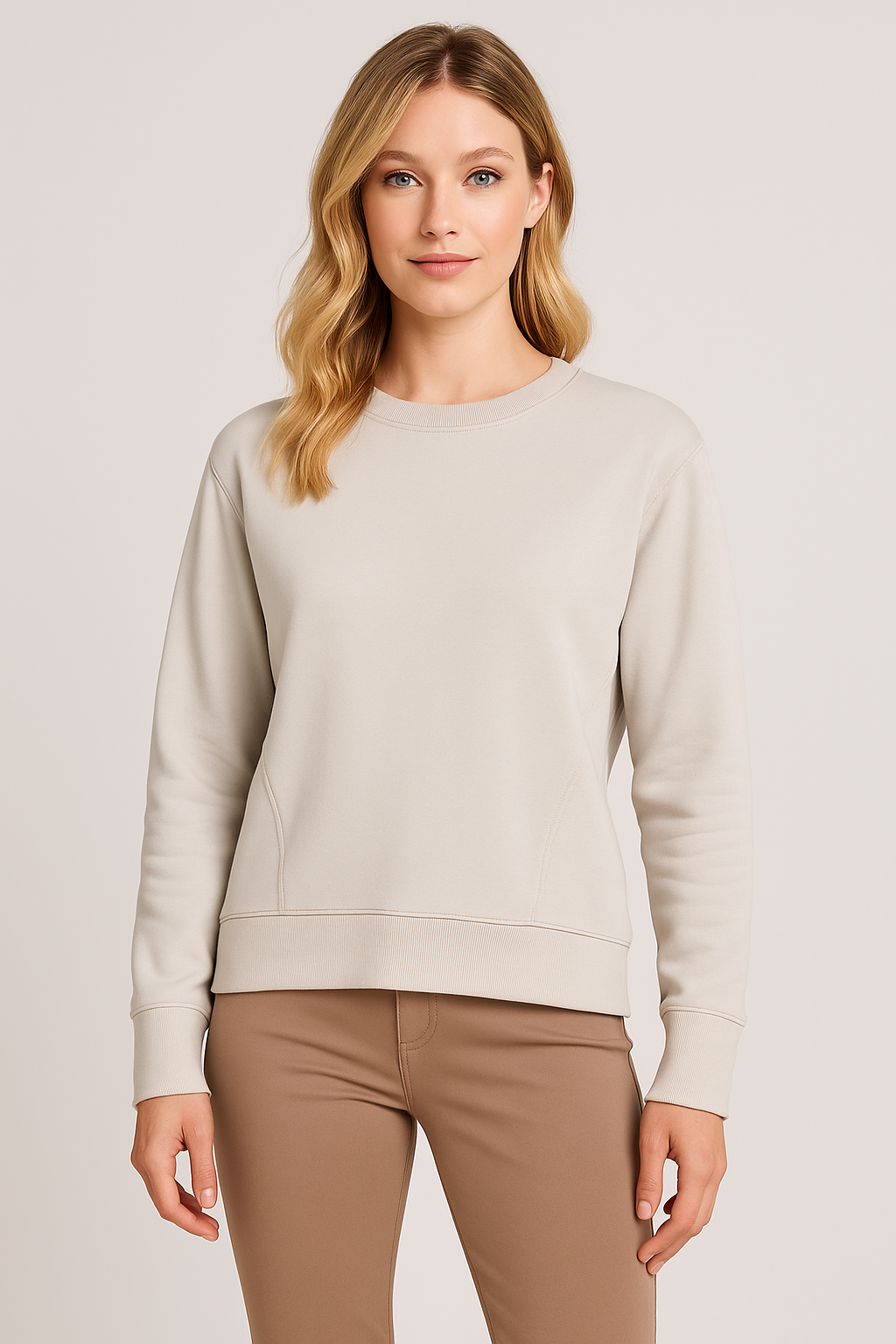 Women's Buttery Soft Crewneck Sweatshirt – Athleisure Lounge Top - "Yumi"
