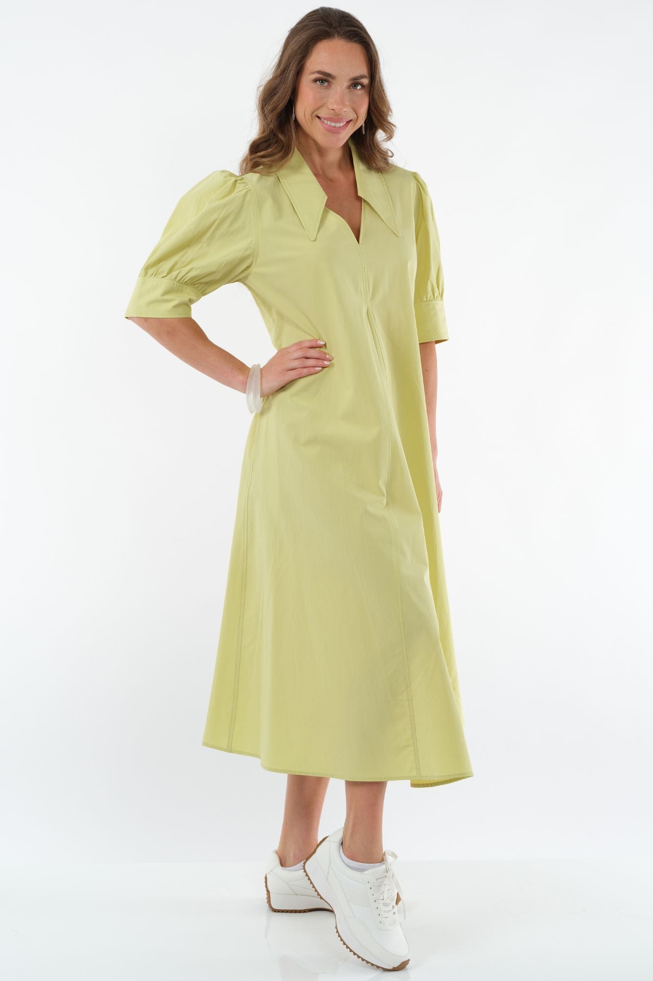 Long Lime Dress