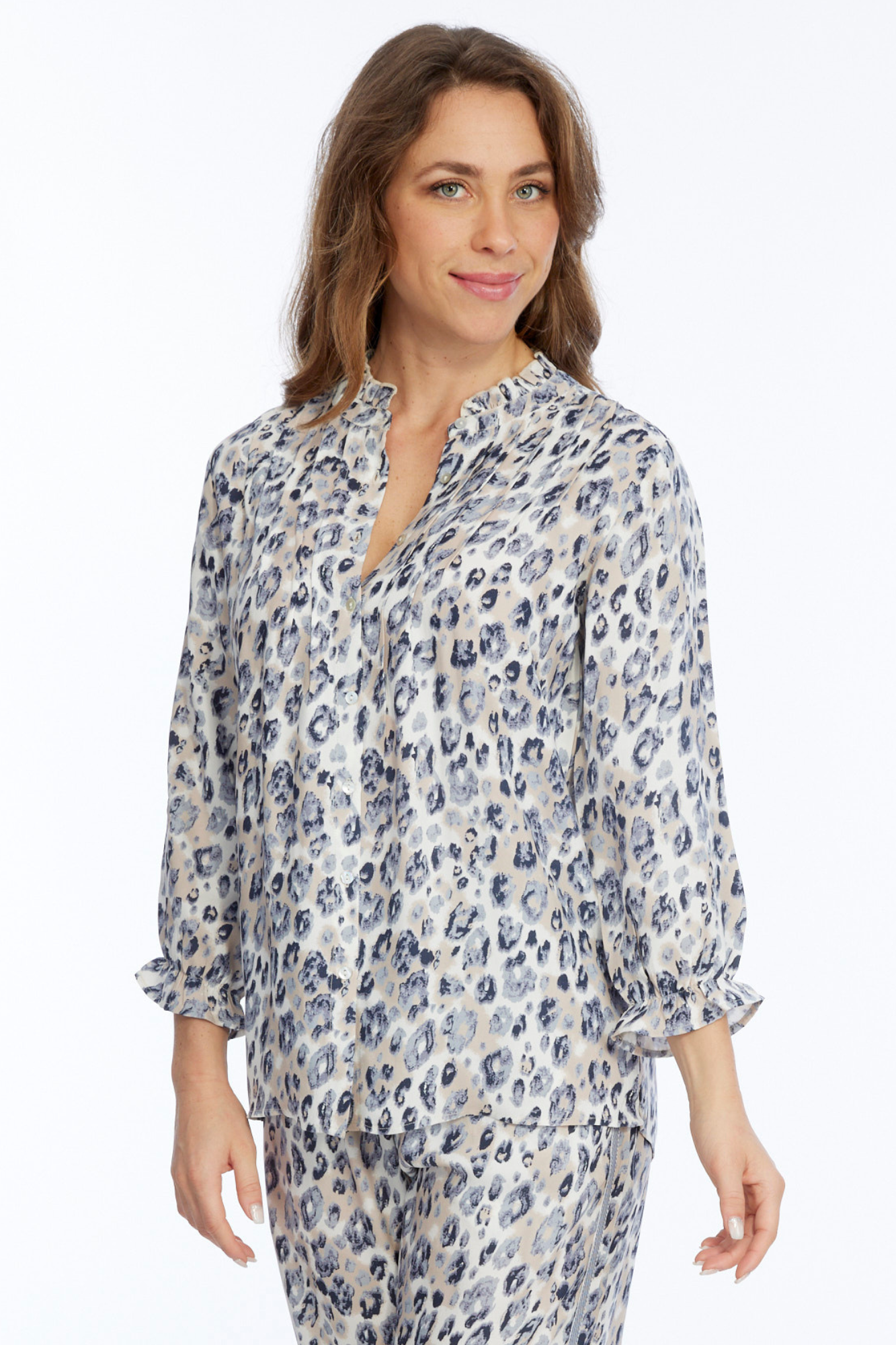 Cheetah Print Blouse