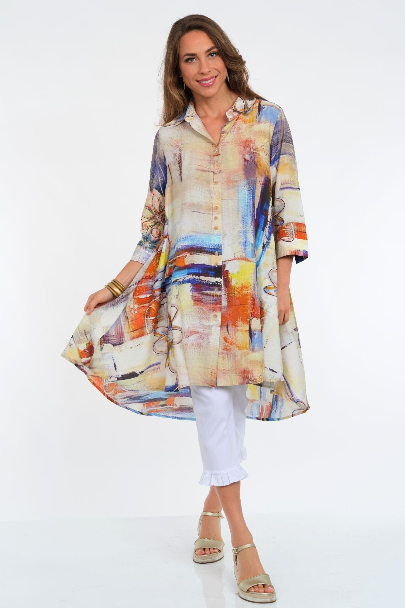 Long Duster Dress for Women