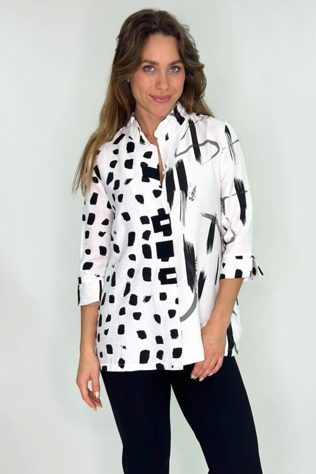 black and white shirt for women