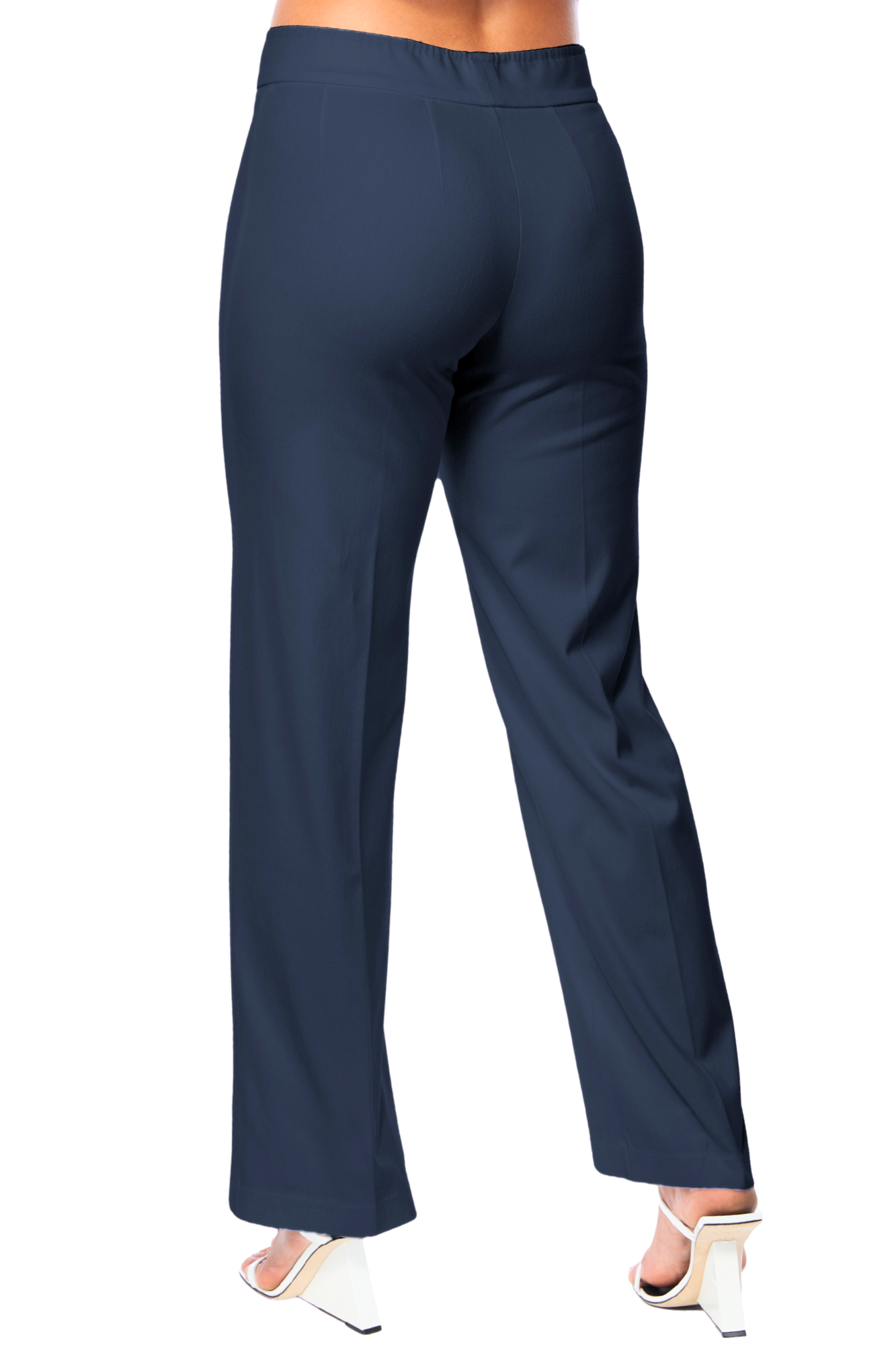 LIOR Women's Flare Leg Soft Twill Blue Denim Jean-"Stella"