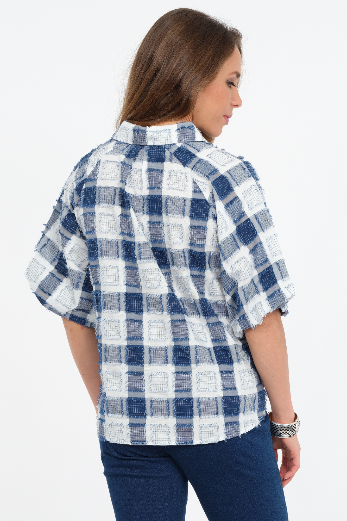 Halo plaid top