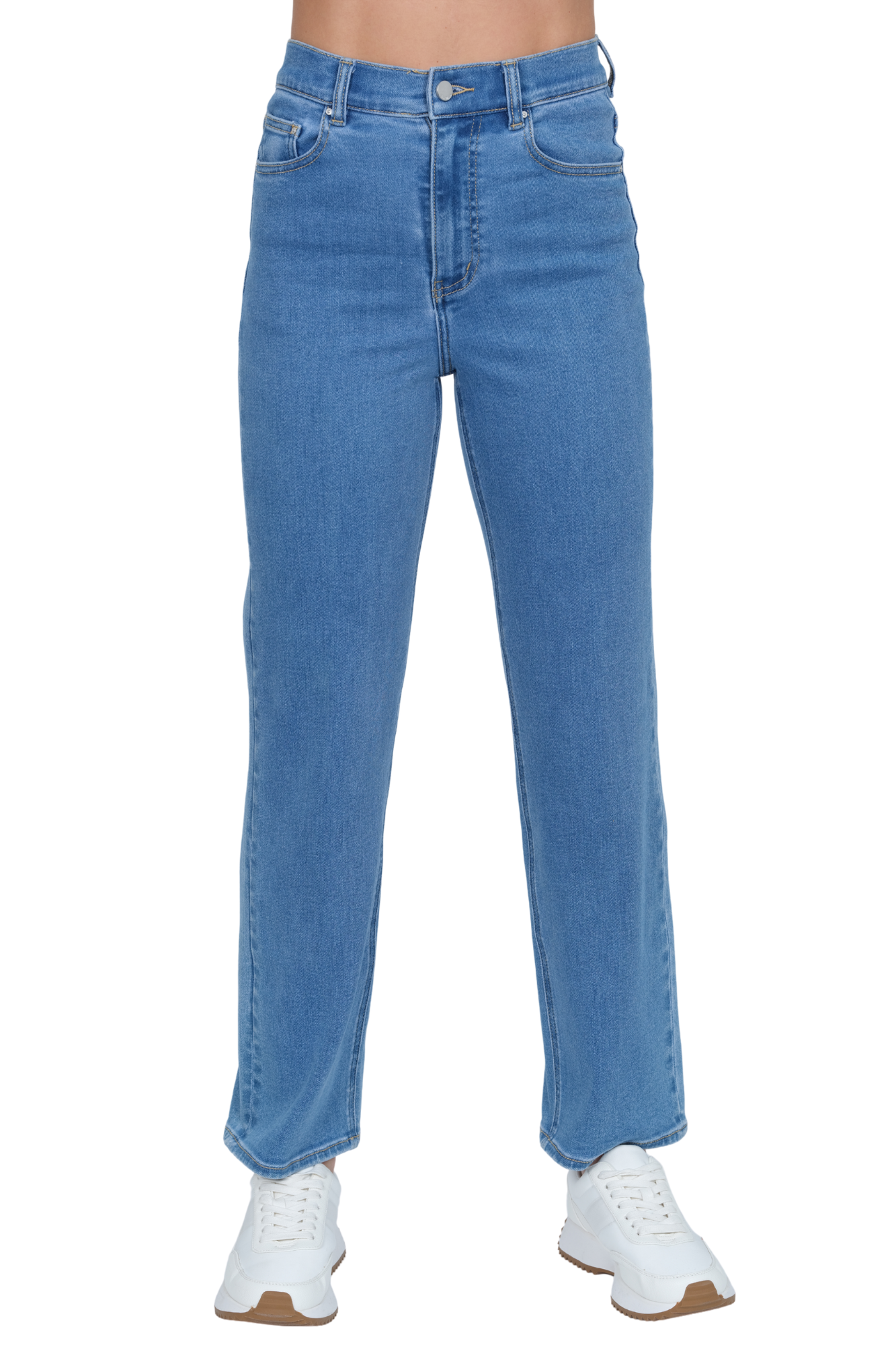 LIOR Women's Mom Jeans Relaxed Fit Straight Leg - "Juno"