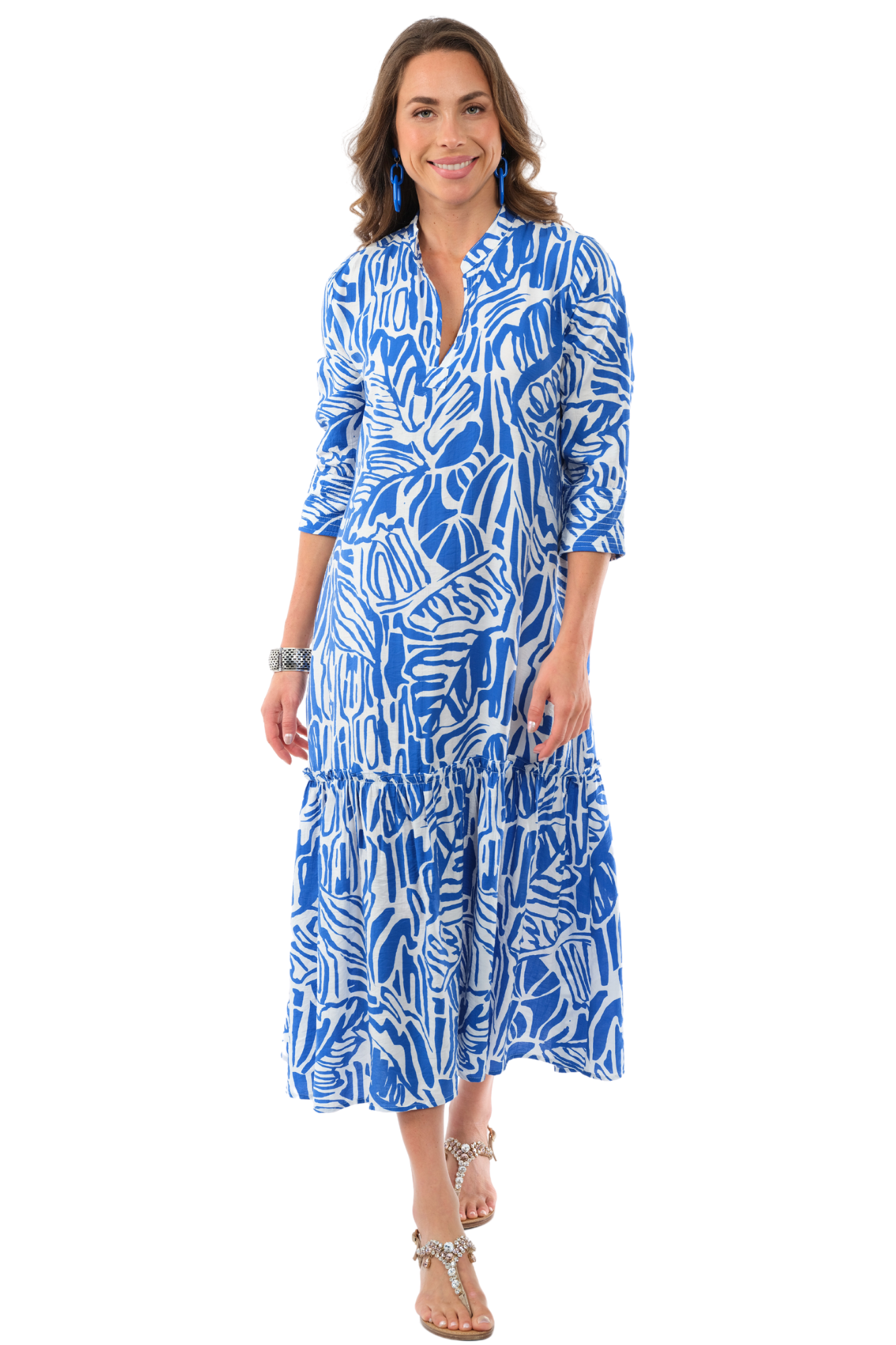 LIOR Amsterdam Long Blue Maxi Dress