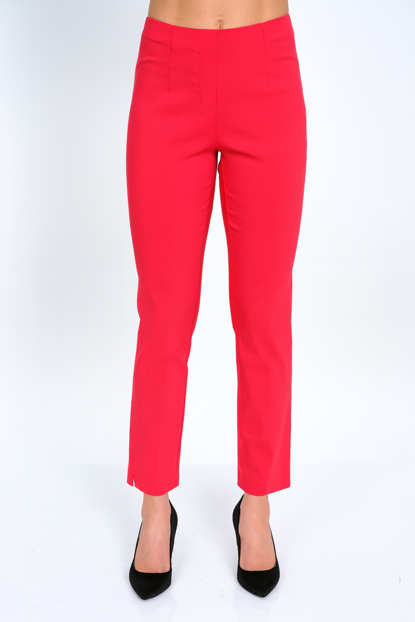 LIOR Women's Cherry Color Dress Pants-"Sasha"