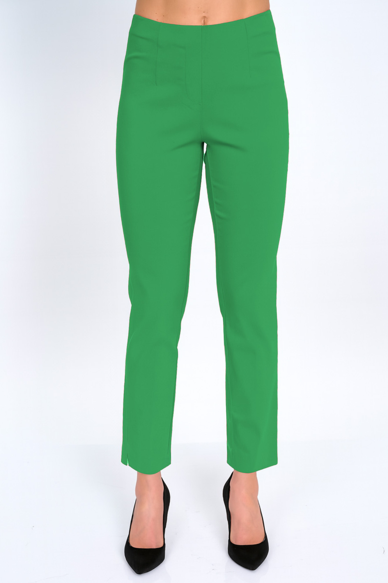 LIOR Women's Kelly Green Color Dress Pants-"Sasha"