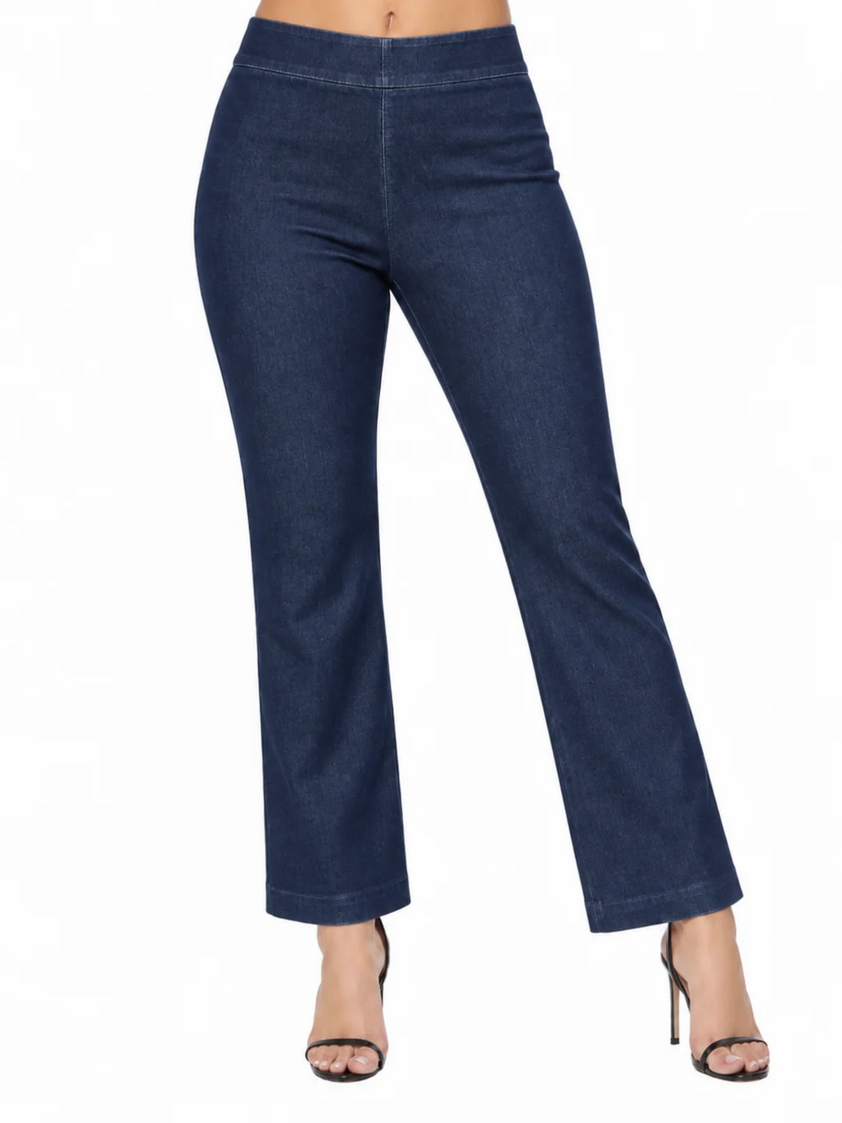LIOR Women's High Rise 26" Inseam Cropped Pull On Flare Pant  - "SIenna"