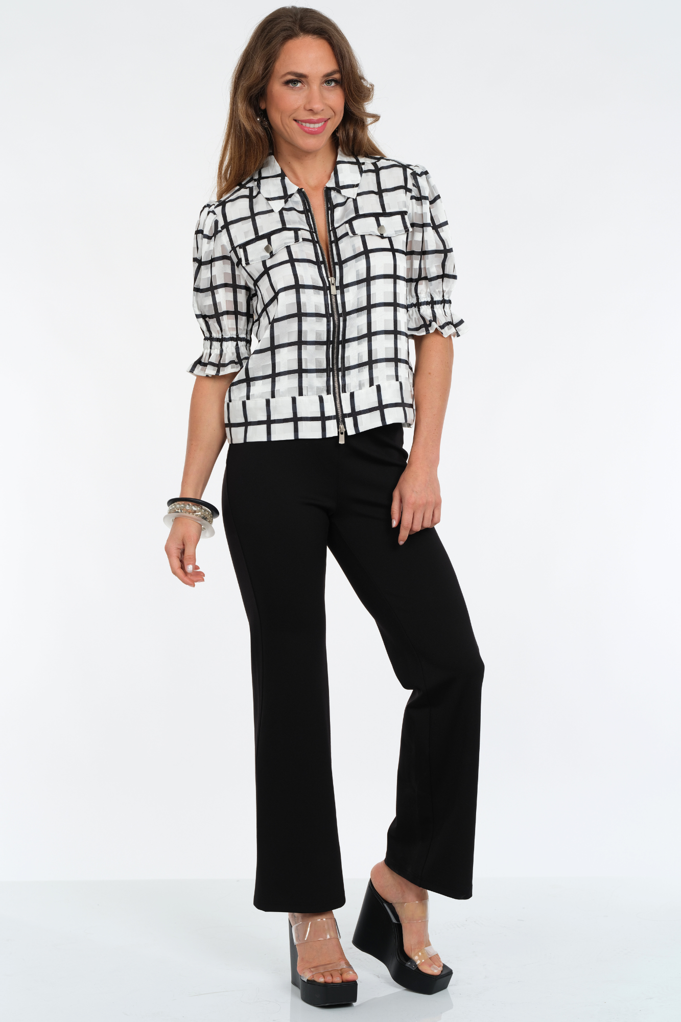 Wide Leg Pull-On Ponte Pant