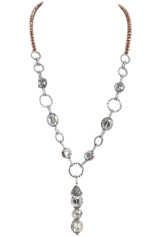 Crystal Clear Necklace by Alisha D