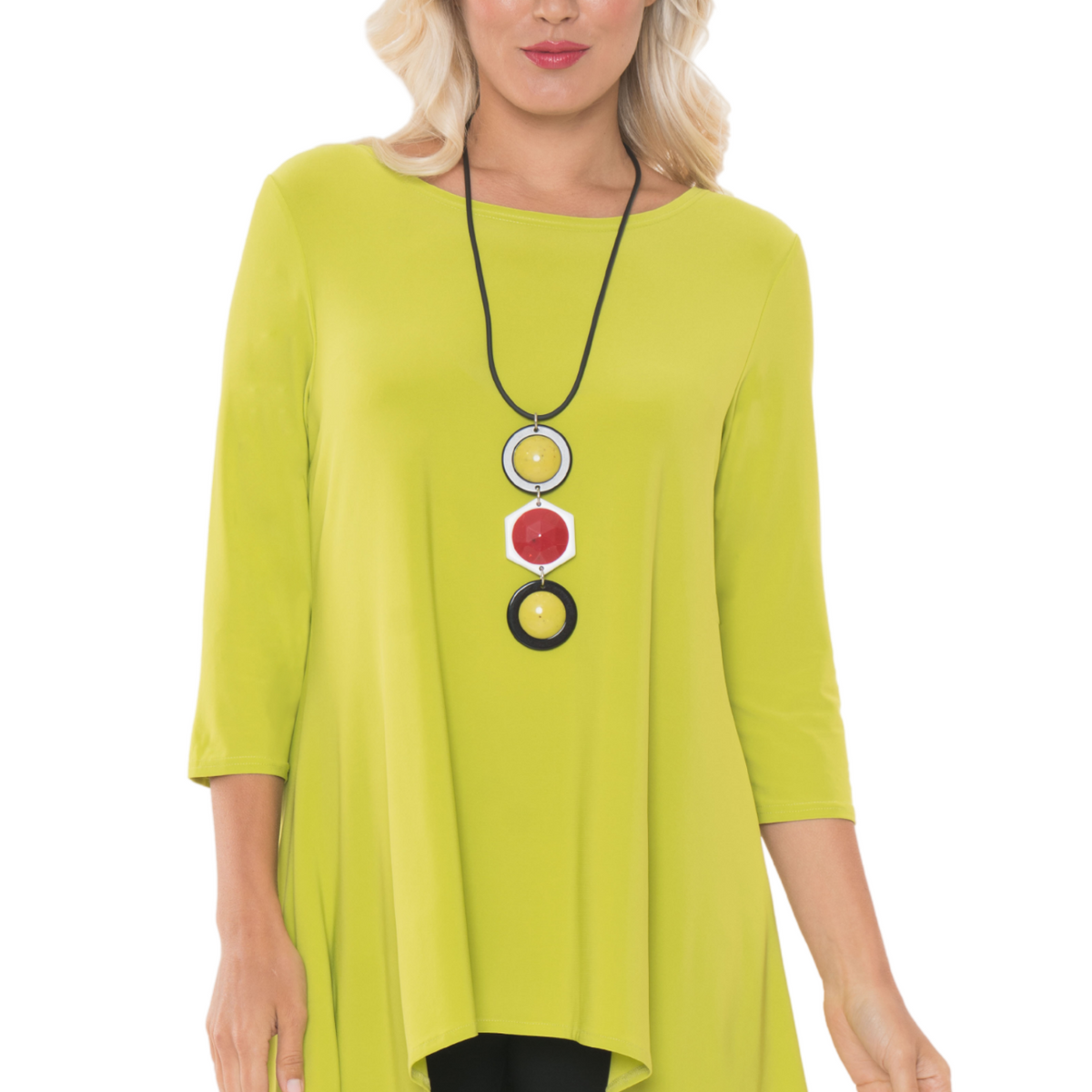 Women's High Low Tunic For Leggings - Bright Colors