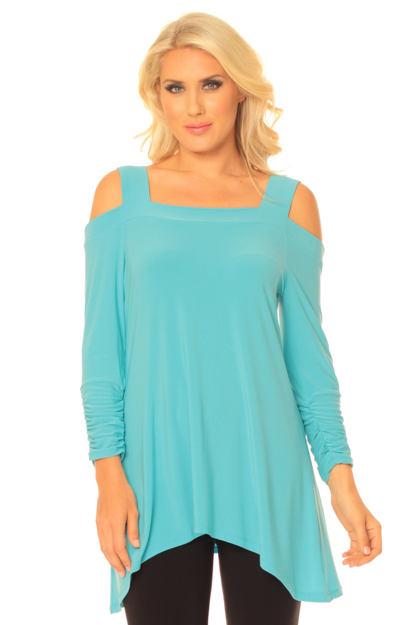 aqua off the shoulder top for women