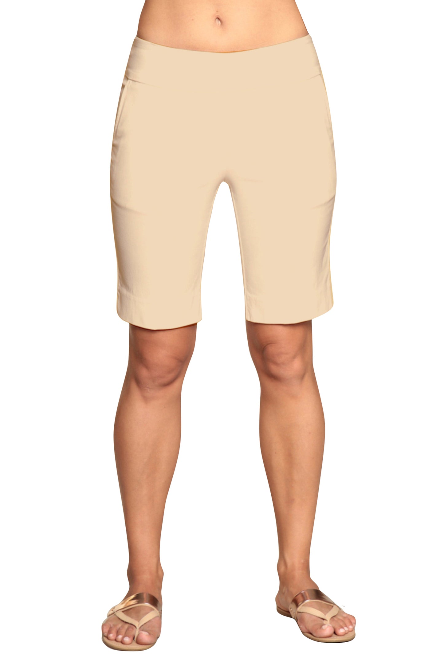 women's white golf shorts