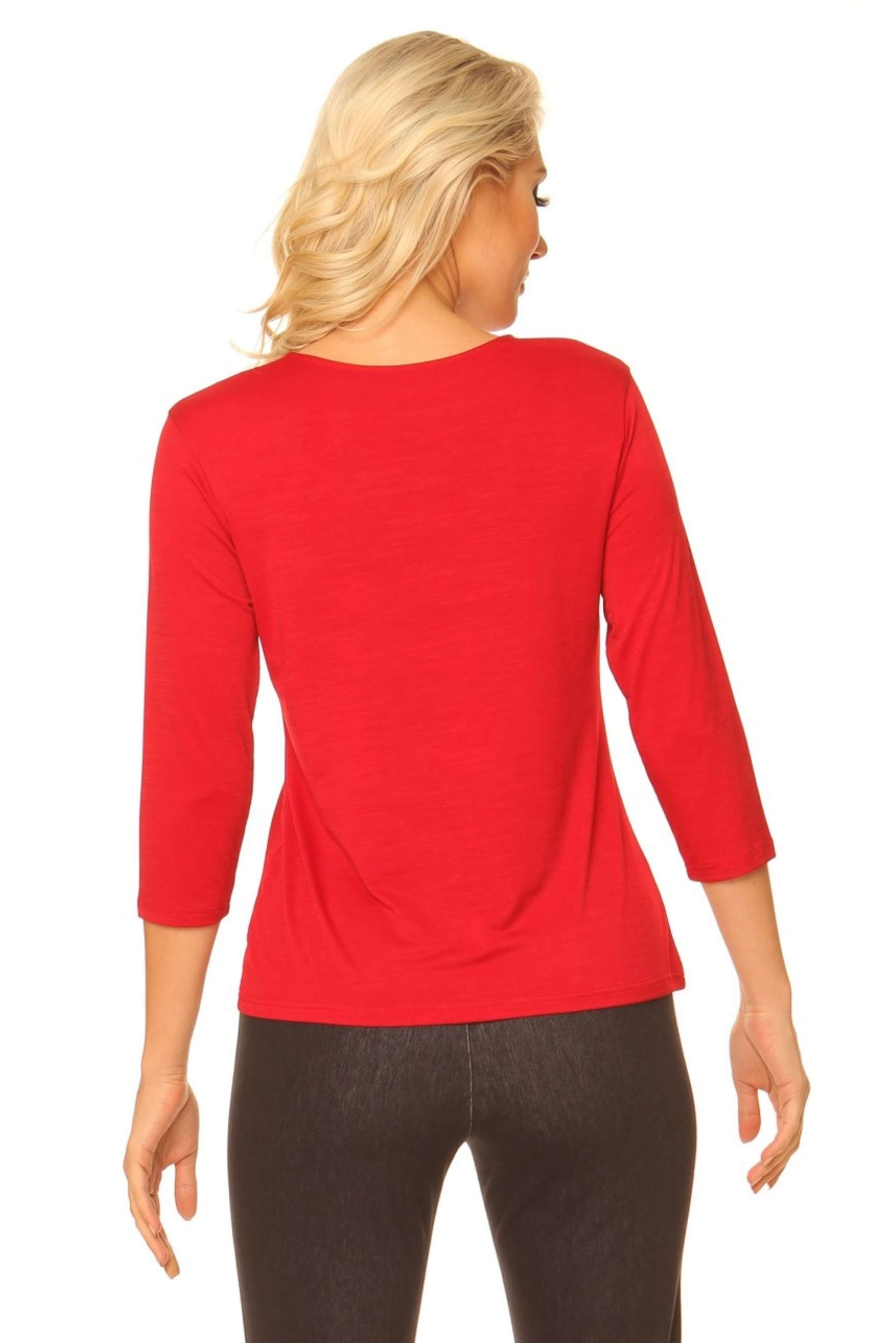 Red Women's Top Alisha D